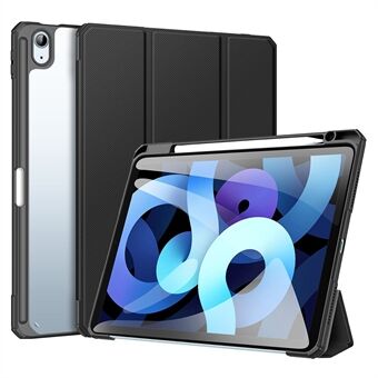 DUX DUCIS TOBY Series Smart Premium Leather Tri-fold deksel med Auto Sleep / Wake Lettvekts Stand for iPad Air (2020) 10,9 tommer