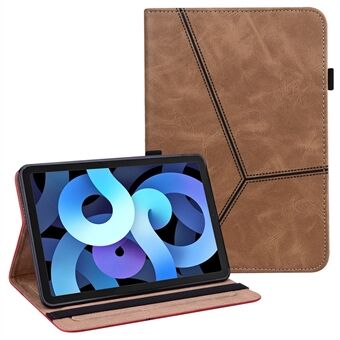 Auto Wake / Sleep Tablet Stand -deksel i skinn med kortholder for iPad Air (2020)