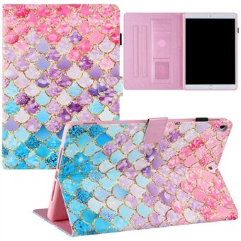 Silke Texture Printing Smart Leather Stand Cover for iPad 10.2 (2020) / (2019) / iPad Air 10.5 Inch (2019) / Pro 10.5 Inch (2017)