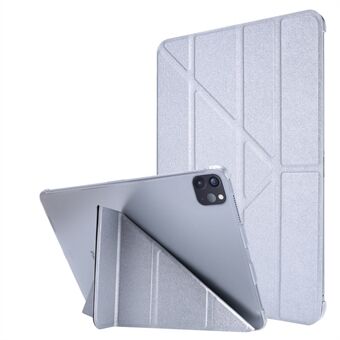 Origami- Stand Silk Texture Leather Smart Tablet Cover Shell for iPad Pro 11-tommers (2021)