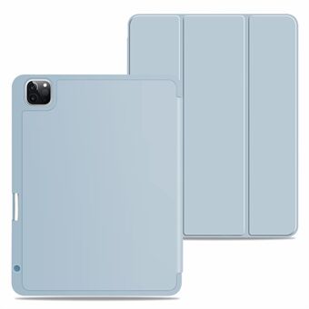 Tri-fold Stand i PU-skinn Smart Wake / Sleep Anti-drop borddeksel med pennespor for iPad Pro 11-tommers (2021)