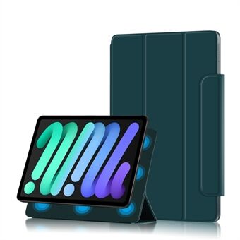Tri-fold Stand magnetisk absorpsjon PU lær nettbrettdeksel for iPad mini (2021)
