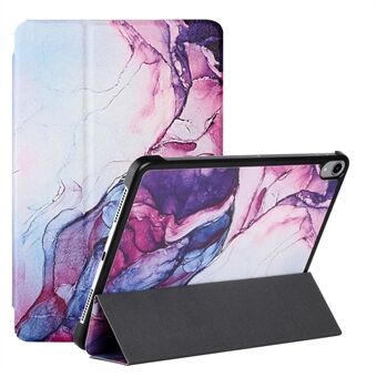 A Series Full Protection Anti-Drop Auto Wake / Sleep Pattern Printing Silk Texture Nettbrettdeksel med Stand for iPad mini (2021)