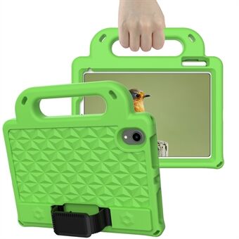Rhombus Design Anti-Slip Anti-Slip Kickstand Design EVA beskyttende nettbrettdeksel med skulderstropp for iPad mini (2021)