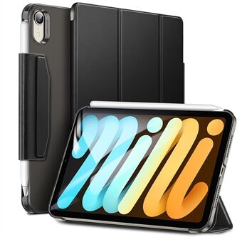 ESR Trifold Stand Smart Case for iPad mini (2021), PU-skinn+hard PC-bakdeksel med penneholder