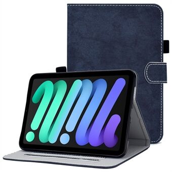 For iPad mini (2021) Støtsikker nettbrettetui Kluttekstur Ensfarget Full beskyttelsesdeksel med Stand