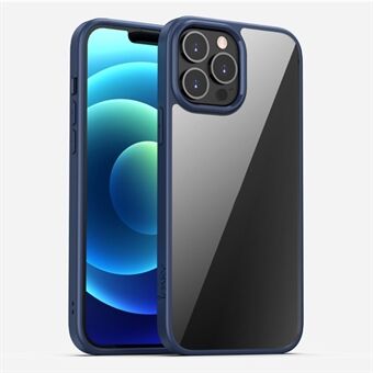 IPAKY Drop-proof PC + TPU Hybrid Deksel Telefon Beskyttende Cover Shell for iPhone 13 - Blue