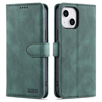 AZNS stilig, fallsikker, Scratch , beskyttende lommebokdesign telefonveske med Stand for iPhone 13 6,1 tommer