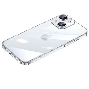 SULADA JINGJIA-serien for iPhone 13 6,1 tommers galvaniseringstelefondeksel med linsefilm av herdet glass, hardt PC-deksel mot fall