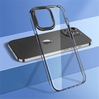For iPhone 13 6,1 tommers hardt PC-telefondeksel Scratch krystallklart slankt deksel Støtsikkert telefondeksel bak