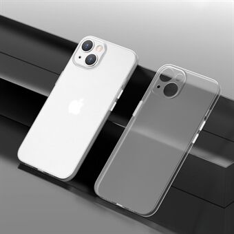 For iPhone 13 6,1 tommer ultratynt PP-bakdeksel med presis utskjæring Lensbeskyttelse Matt telefonveske