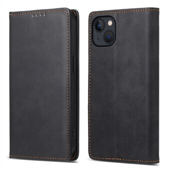 DF-05 RFID-blokkerende lommebokdeksel for iPhone 13 PU Stand Flip Business Phone Cover