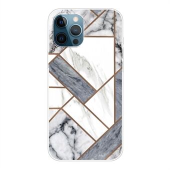 Stilig marmormønster, mykt TPU-bakskall for iPhone 13 Pro 6,1 tommer