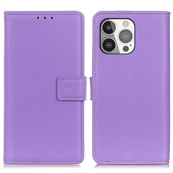 Allsidig beskyttelse Magnetisk lås Design Stand Mobiltelefonstativ Cover Shell for iPhone 13 Pro - Purple