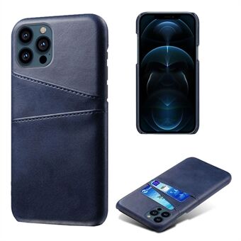 KSQ Leather Hardcover for iPhone 13 Pro m / kortholdere - Blue