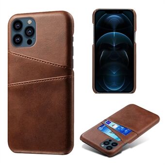 KSQ Leather Hardcover for iPhone 13 Pro m / kortholdere - Brown