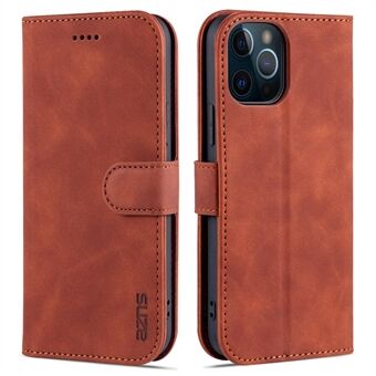 AZNS PU Leather Folio Flip Støtte Stand Lommebokkortspor Design Telefonskall for iPhone 13 Pro 6,1 tommer