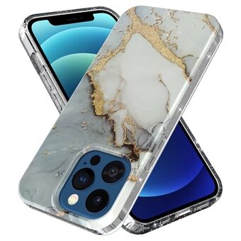 GW18 IMD Glitrende Power Marble Pattern Full-dekning Mobiltelefondeksel for iPhone 13 Pro 6,1 tommer