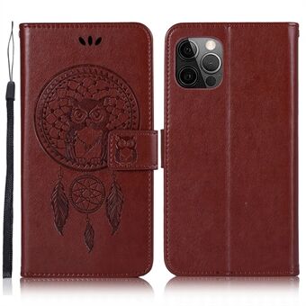 Owl Dream Catcher Imprinting Stilig magnetisk lås Anti Scratch lommebokdesign Telefonveske for iPhone 13 Pro 6,1 tommer