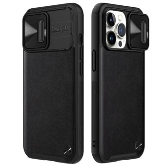 NILLKIN Slide Camera Protector PC + TPU Hybrid Cover Telefonveske for iPhone 13 Pro 6,1 tommer - Svart