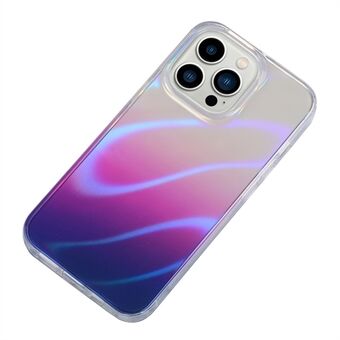 Minimal Series For iPhone 13 Pro 6.1 inch Back Cover, Gradient Color IMD Laser Effect Shockproof TPU + PC Hybrid Phone Case