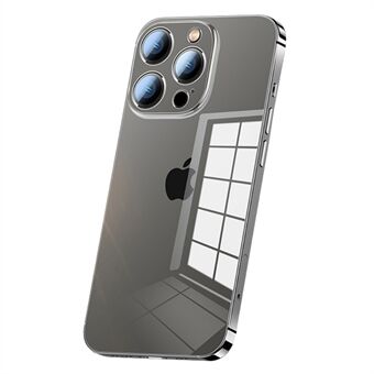 YOOBAO Slim Deksel for iPhone 13 Pro 6,1 tommer Anti-Fall Herdet Glass + Silikon Telefonveske Gjennomsiktig telefondeksel