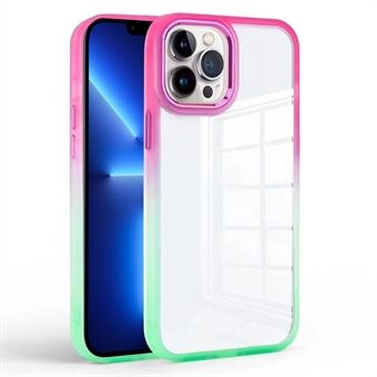 For iPhone 13 Pro 6,1 tommers Gradient Clear Phone Cover TPU+PC Anti- Scratch deksel