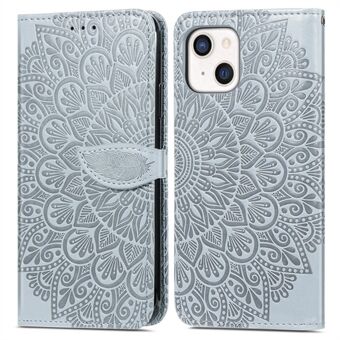 Dream Wings Imprinting Leather Wallet Stand Cover for iPhone 13 mini 5,4 tommer