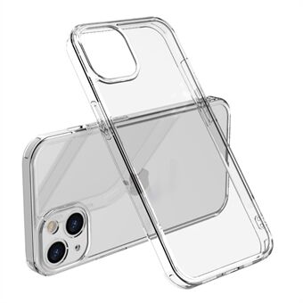 Klar anti Scratch linsebeskyttelse Støtsikker TPU + 9H herdet glass telefondeksel for iPhone 13 mini 5,4 tommer