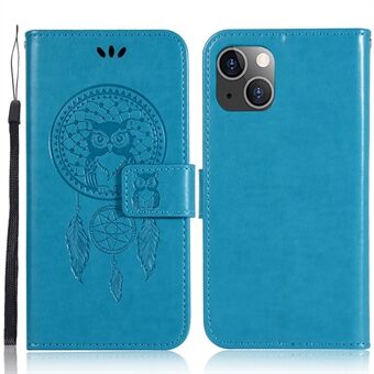 Stilig Owl Dream Catcher Imprinting Støtsikker anti- Scratch lommebokdesign telefonveske for iPhone 13 mini 5,4 tommer