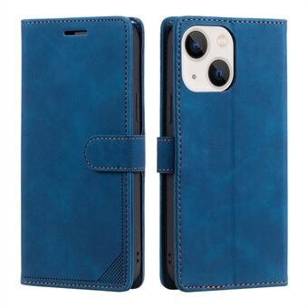 Tyverisikring sveipende design lommebokstativ Stand for iPhone 13 mini - Blue