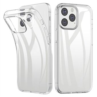 Anti-fingeravtrykk Klar fleksibel TPU-telefonveske Shell for iPhone 13 Pro Max 6,7 tommer