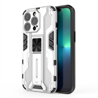PC + TPU Dual Layer Shock-Absorption Armor Cover Full-Body Protective Case with Kickstand for iPhone 13 Pro Max 6.7 inch
