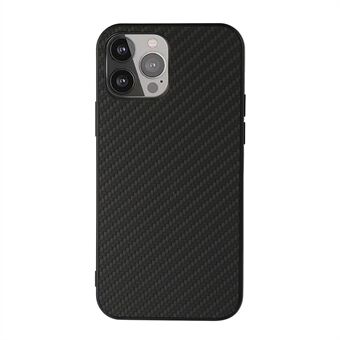 Carbon Fiber Texture Leather Phone Bakdeksel for iPhone 13 Pro Max 6,7 tommer