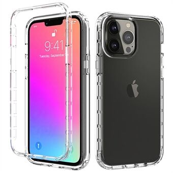 Transparent Gradient Color Clear TPU + PC-deksel for iPhone 13 Pro Max 6,7 tommer