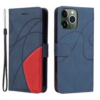 Tofarget Stand lommebokdesign PU-skinn telefondeksel med stropp for iPhone 13 Pro Max 6,7 tommer