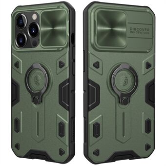 NILLKIN CamShield Armor Case Plast + TPU Hybrid med kamerabeskyttelse og Ring for iPhone 13 Pro Max 6,7 tommer