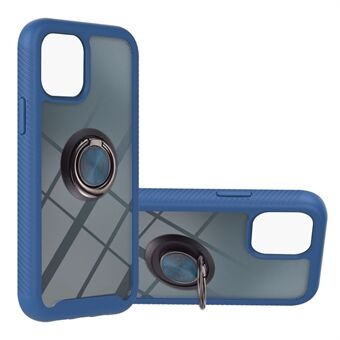 TPU + PC Hybrid Cover Mobiltelefonveske med Ring Stativ for iPhone 13 Pro Max 6,7 tommer
