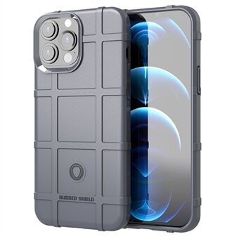 Robust firkantet rutenettdesign Støtsikker TPU-telefonbaksidebeskytter for iPhone 13 Pro Max 6,7 tommer