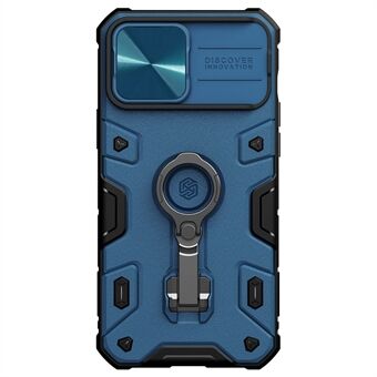 NILLKIN CamShield Armor Pro -deksel for iPhone 13 Pro Max 6,7 tommer MagSafe trådløs lading, hard PC, mykt TPU Hybrid Kickstand-deksel