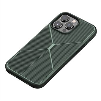 VISEAON For iPhone 13 Pro Max 6,7 tommer Airbag Design TPU-beskyttelsesveske, X Design Anti-skli Strips Matt telefondeksel