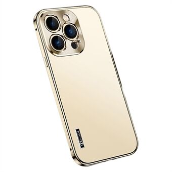 IM-CHEN For iPhone 13 Pro Max 6,7 tommer Anti-fall Ultra Slim Matt telefonveske med metallramme telefondeksel med magnetisk / spennelås