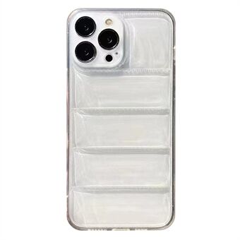 For iPhone 13 Pro Max 6,7 tommer dunjakkedesign Beskyttende mobiltelefonveske Anti Scratch TPU-telefon bakdeksel