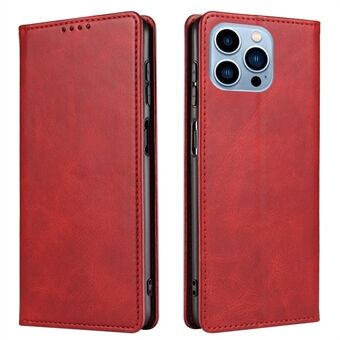 Flip Phone Case Lommebok for iPhone 13 Pro Max 6,7 tommer, magnetisk Stand Calf Texture Cover