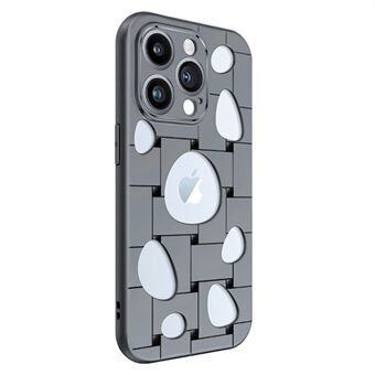 XUNDD For iPhone 13 Pro Max Bakdeksel Hule hull Varmespredning Dropsikker TPU-telefondeksel