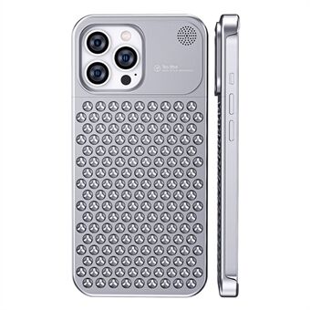 For iPhone 13 Pro Max Varmespredning Telefondeksel Aluminiumslegering + Silikon hult hulldeksel