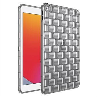 For iPad 10.2 (2021) / (2019) / (2020) TPU nettbrettetui Ice Cube Design Fleksibelt anti-dråpebeskyttelsesdeksel
