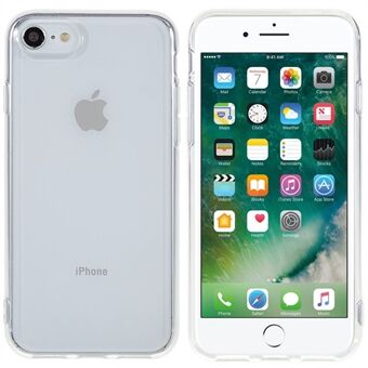 For iPhone 7 / 8 4,7 tommer / SE (2020) / SE (2022) 2,0 mm tykkelse Anti-fall bakdeksel Vannmerkefri gjennomsiktig TPU telefonveske