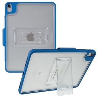 MUTURAL Qingfeng-serien for iPad Air (2020) / (2022) Transparent Kickstand Tablet Case PC + TPU støtsikkert bakdeksel