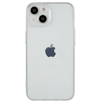 For iPhone 14 telefon beskyttende bakdeksel Ultratynt gjennomsiktig mykt TPU-deksel med presis linseutskjæring